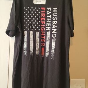 Firefighter Husband Father Shirt